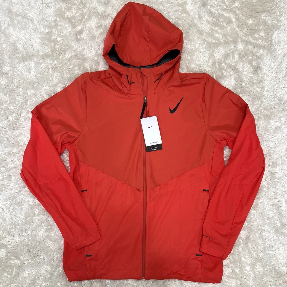 Nike Running Aerogami Rain Jacket - Men's XL ~ $275.00 FZ9039 696 Crimson Red - Image 2 of 4