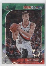 2019-20 Panini NBA Hoops Premium Stock Green Cracked Ice Prizm Zach Collins 09ft