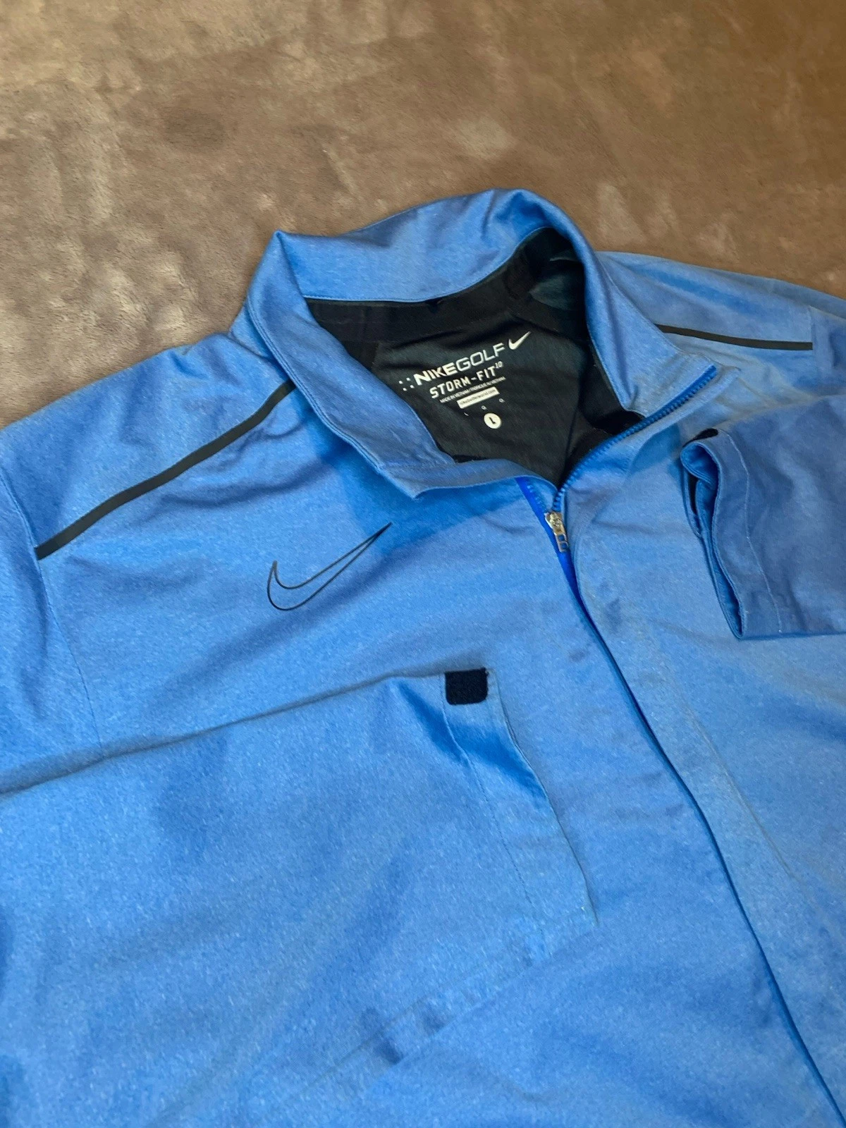 Nike Golf Storm-FIT Size Large (L) Blue Waterproof Jacket Men's Full Zip
Opens in a new window or ta