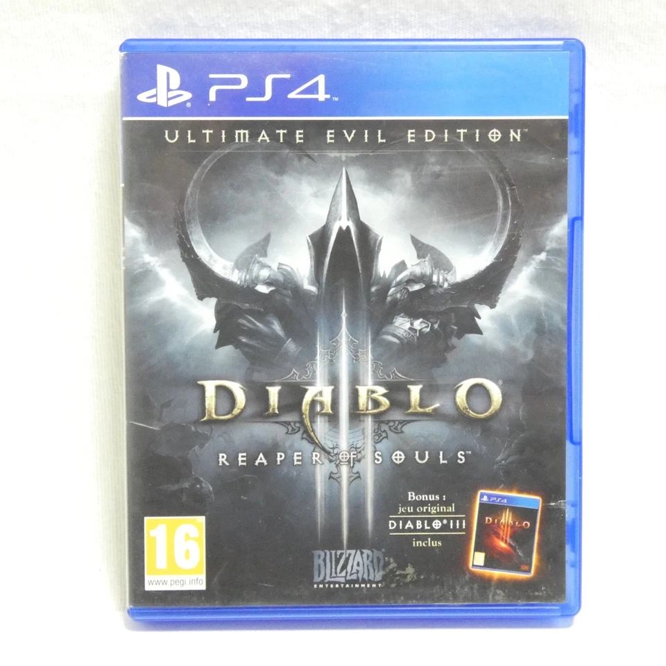 DIABLO REAPER OF SOULS ULTIMATE EVIL EDITION JEU CONSOLE PS4 SANS NOTICE PAL FRA, photo 1 sur 3