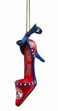 Boston Red Sox 3.5 Inch High Heel Shoe Ornament