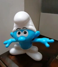 The Smurf's Lost Village Hefty Smurf 2016 Burger King Kids Meal Toy