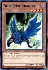 Yu-Gi-Oh TCG LED4-EN031 C Blue Rose Dragon Legendary Duelists: Sisters of the Ro