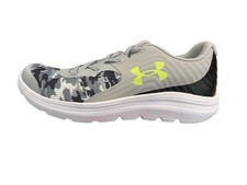 Under Armour BPS Outhustle PRINT Boys Running Sneaker Size 3Y