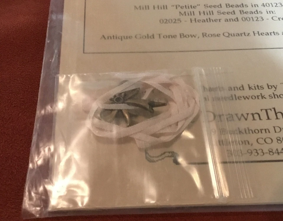 THE DRAWN THREAD PATTERN PLUS EMBELLISHMENTS GARDEN RECIPE NO THREAD OR FABRIC - Image 3 of 3