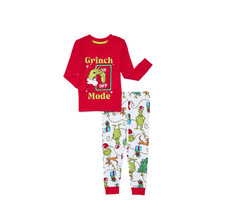 Dr. Seuss Grinch Unisex Toddler Pajamas   2  Piece Set Top  Pants 