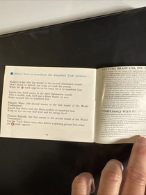 Flying Dragon: The Secret Scroll NES Nintendo Manual Only - RARE RED BOX VARIANT