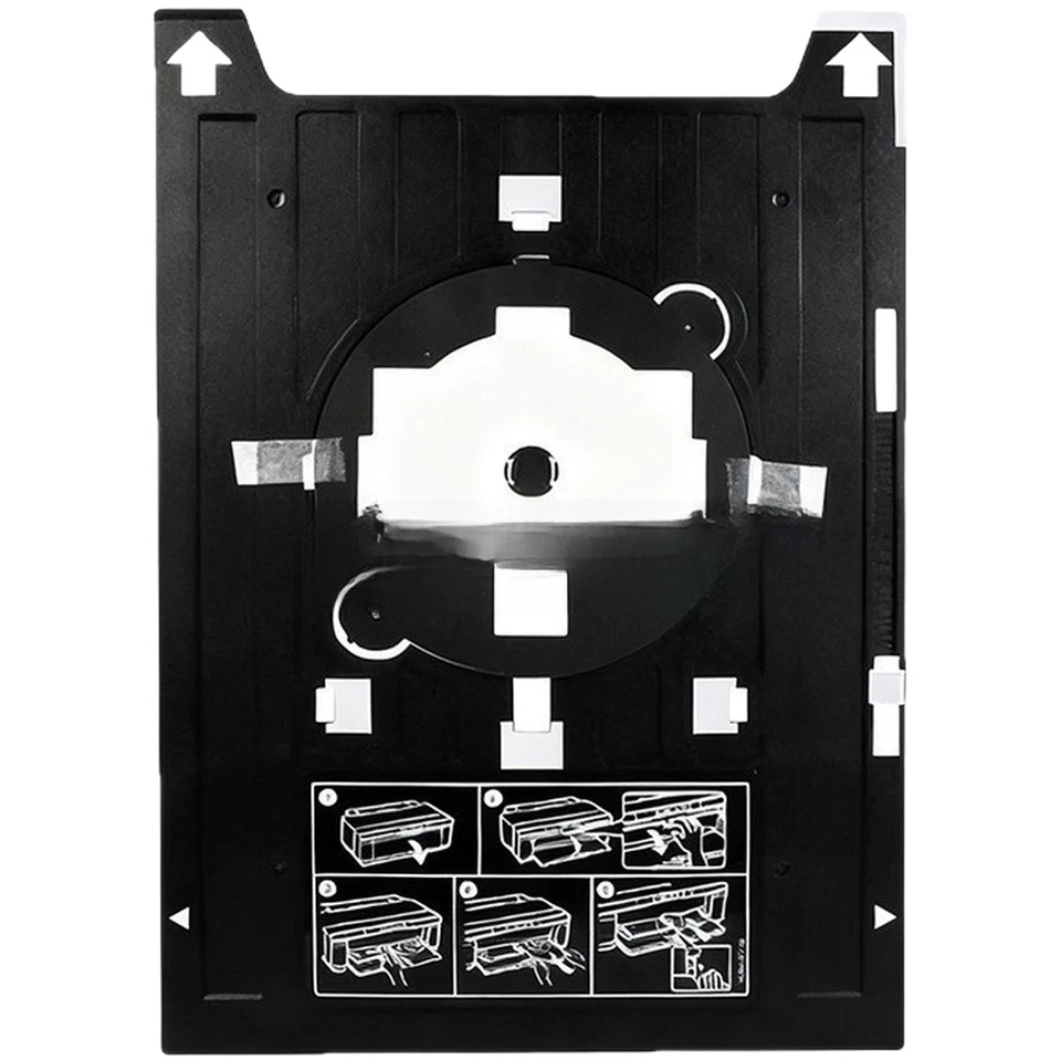 DVD Printing Tray Fits Printable Discs Compatible With Inkjet Printers - Image 2 of 3