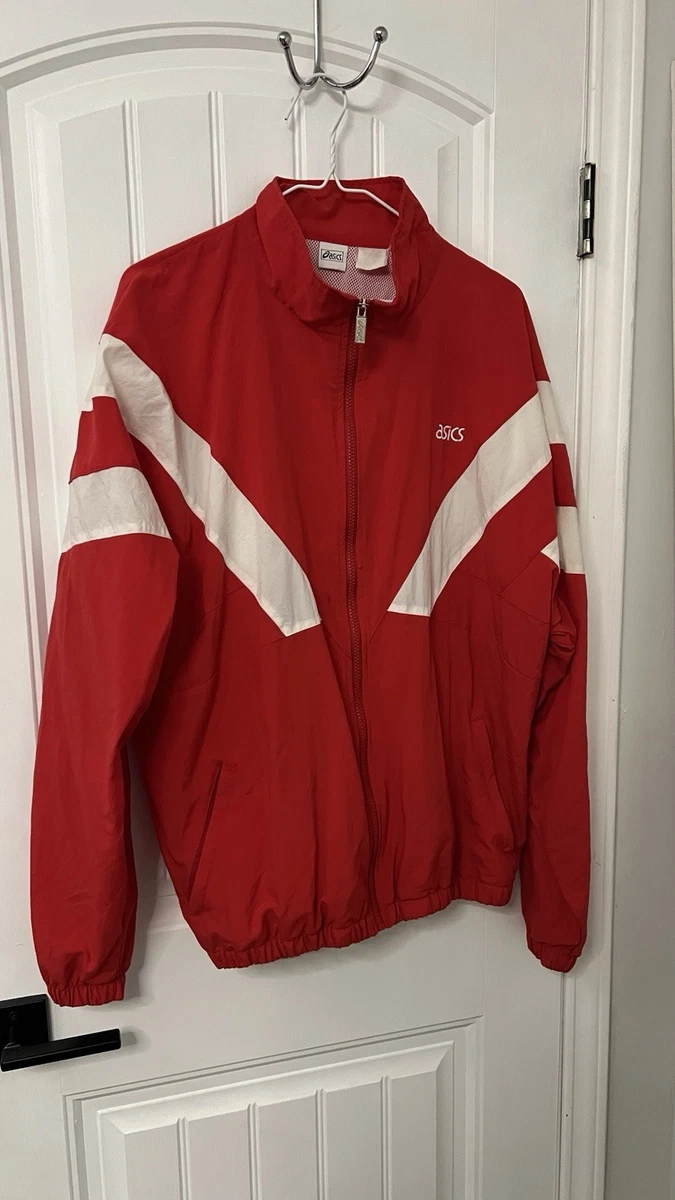 Preços baixos em ASICS Vermelho Casacos, jaquetas e Coletes para