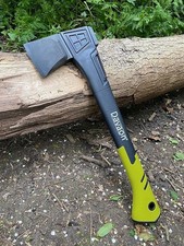 46CM LOG SPLITTING AXE CHOPPER WOOD UNBREAKABLE FIBREGLASS HANDLE CORE 20MM
