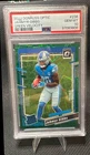 2023 Panini Optic Jahmyr Gibbs #236 Green Velocity Prizm Rated Rookie PSA 10