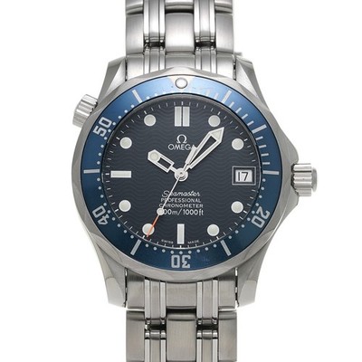 Omega Seamaster 300 Date RefNo2551.80 Blue Dial Stainless Steel #W2833