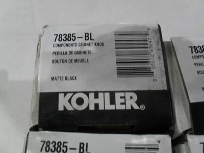 Kohler 78385-BL Componets Cabinet knob Matte Black | eBay