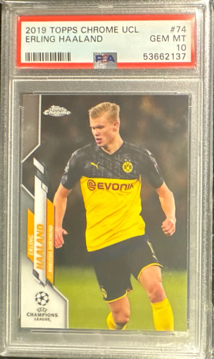 2019-20 Topps Chrome UCL Erling Haaland #74 for sale | eBay
