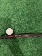 NEW Scotty Cameron Full Contact Chainlink Putter Grip Black / Red Block Letters