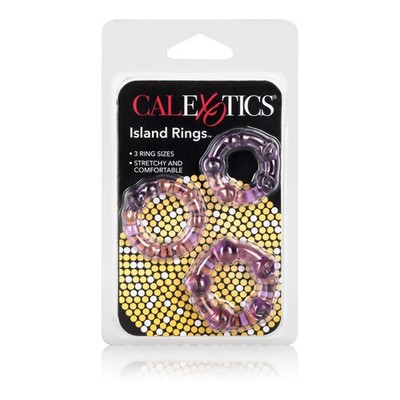 Adult Calexotics Island Rings Purple 3 Sizes Stretchy Beaded Hp-Se1429142