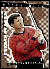 1994-95 Upper Deck Be a Player #106 Guy Carbonneau Autographs