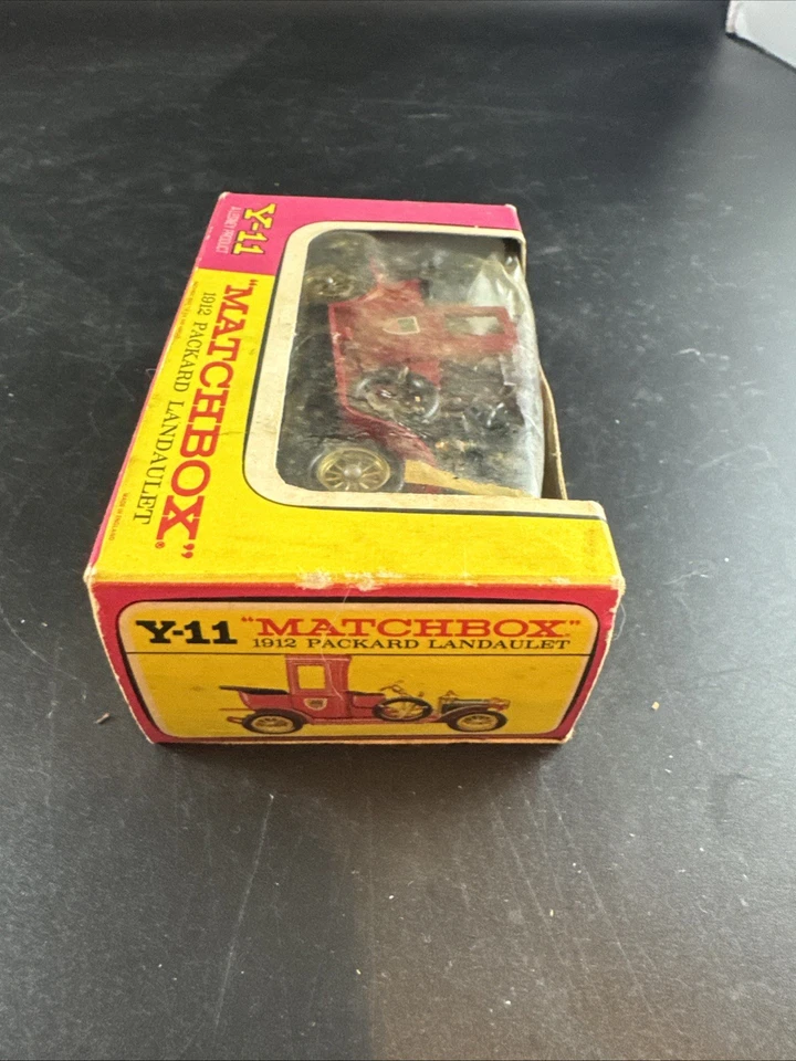 Vintage 1960s Matchbox Lesney Y-11 Models of Yesteryear 1912 PACKARD LANDAULET - Image 3 of 4