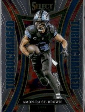 2024 Panini Select #25 Amon-Ra St. Brown Turbocharged