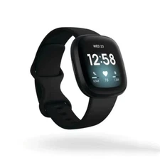 Fitbit Versa 3 Wristband Activity Tracker - Black (FB511BKBK)