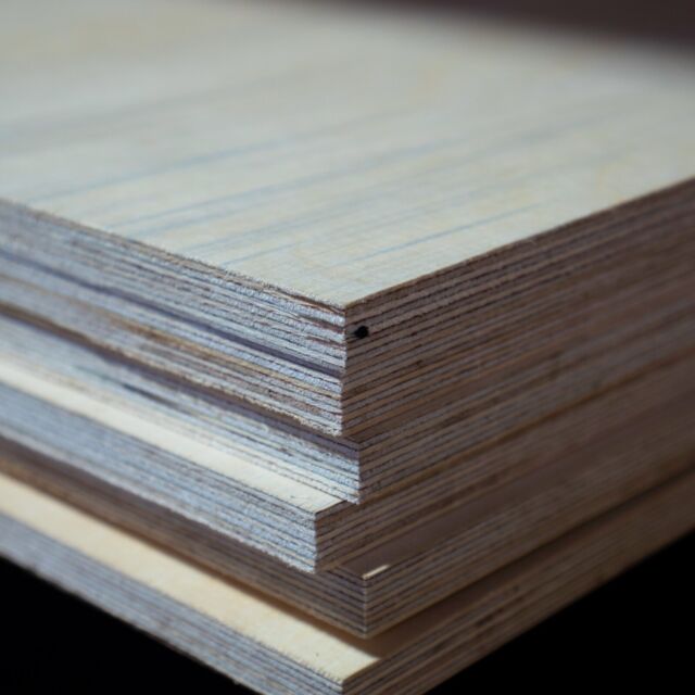 27mm Birken Multiplex Platte Zuschnitt nach Maß Möbelbau Holzplatte BFU100