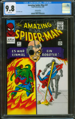 Amazing SPIDER MAN 37 CGC 9.8  2000 German Ed Steve Ditko art