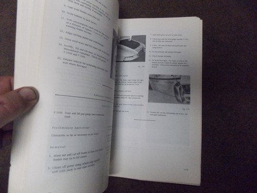 RARE 1968 PORSCHE 911 SUPPLEMENT TO REPAIR MANUAL- DIRECT FROM PORSCHE-XIV - Foto 6 di 6