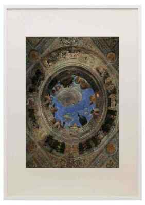 Mantegna Andrea Deckenokulus A3 A4 gerahmter Druck Bild