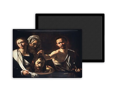 Salomé avec la tête de saint Jean-Baptiste-Caravage-Magnet Frigo 54x78mm