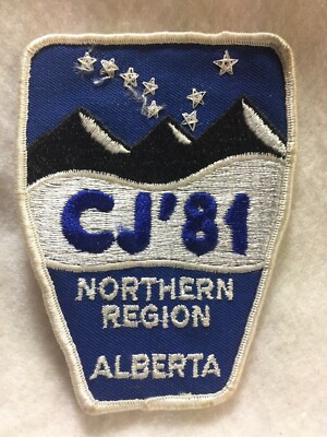 (b54)  Boy Scouts -  CJ '81. Northern Region - Alberta  patch