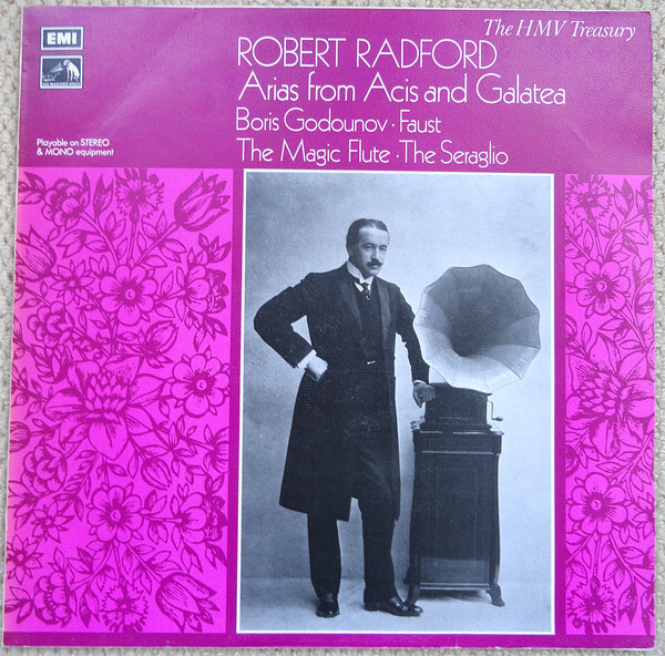 Robert Radford - Arias From Acis And Galatea (LP, Mono)