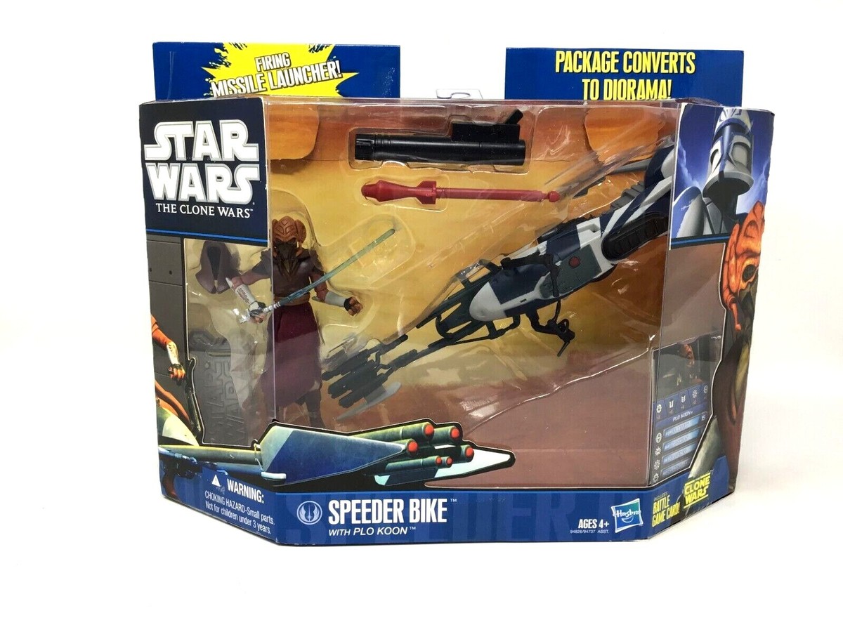 HASBRO 2010 - STAR WARS THE CLONE WARS - SPEEDER BIKE WITH
