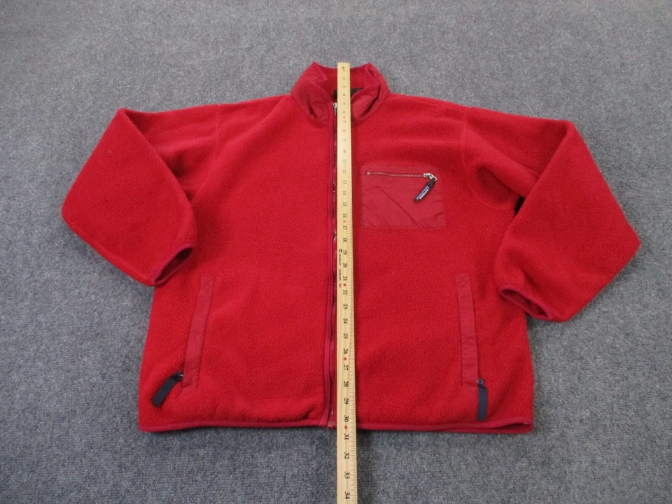 Chaqueta Vintage Patagonia Hombres XL Polar Jersey Hecha en EE. UU. Aire Libre Senderismo 25021 Años 90 Foto 3 de 4