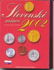 Slovakia / Slowakei - 10+20+50 Halerov + 1+2+5+10 Korun 2002 UNC - KMS Satz