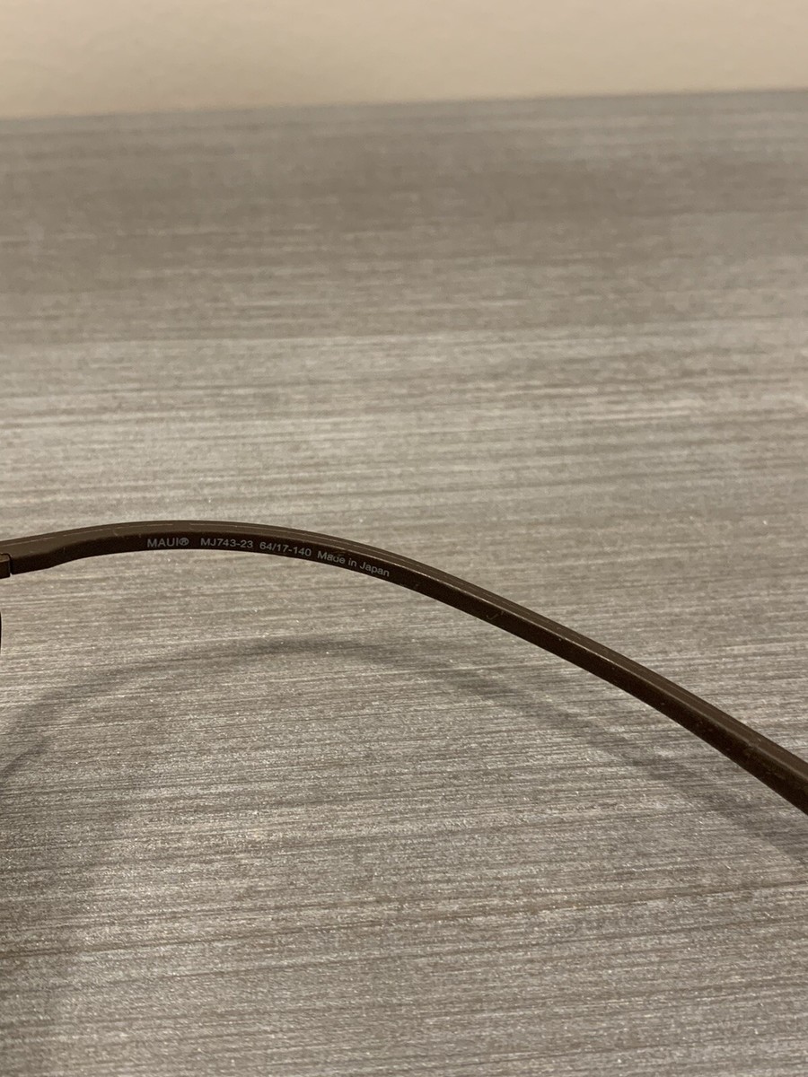 MAUI JIM ALAKAI 743-23 GLOSS COPPER HCL BRONZE POLARIZED RIMLESS