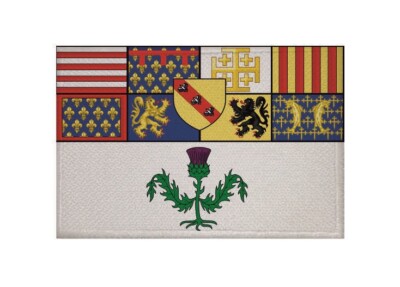 Aufnäher Nancy (Frankreich) Fahne Flagge Aufbügler Patch 9 x 6 cm