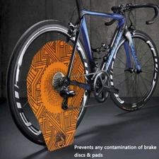 ENLEE Bike Disc Brake Washing Cover MTB Hub Protective Detachable Wheel Covers