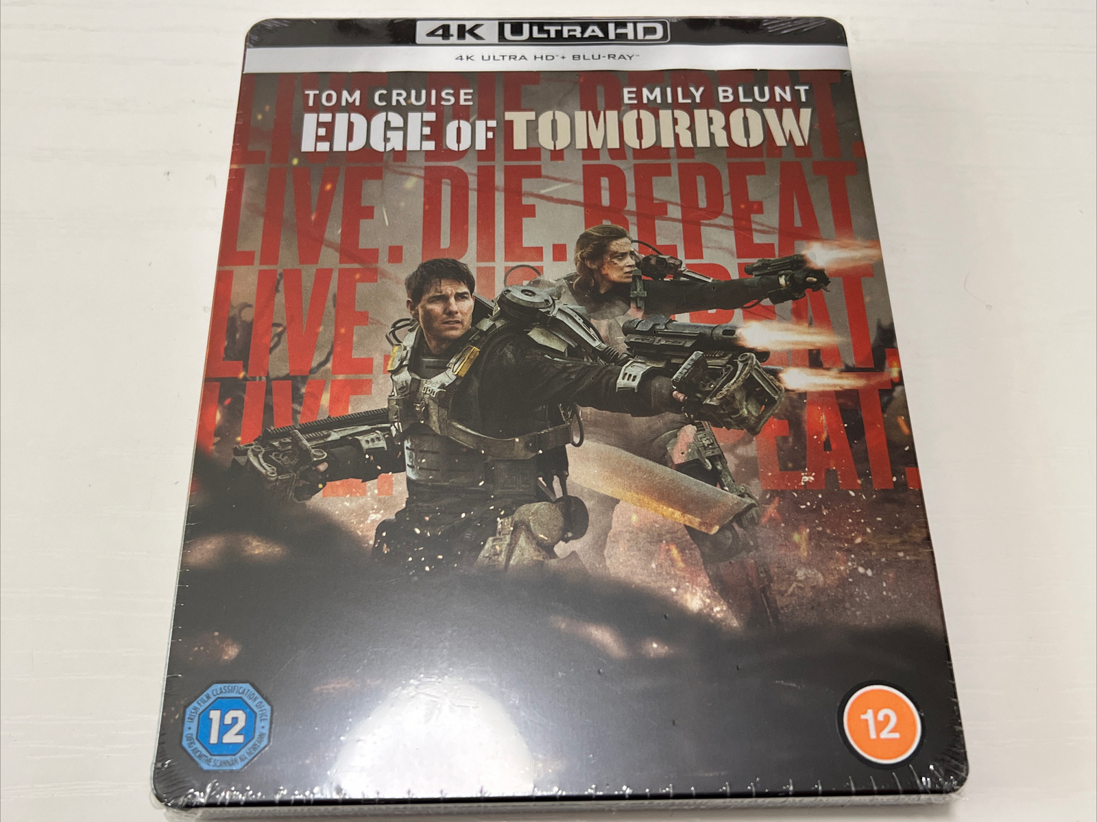 Edge Of Tomorrow 4K UHD Blu-ray SteelBook U.K. Exclusive