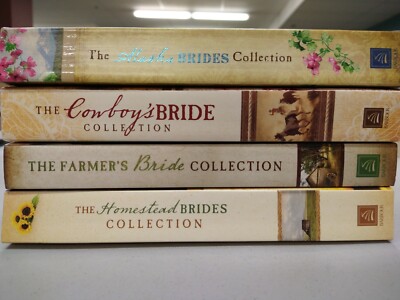 Barbour Christian Fiction Bundle Brides Collection 4 titles #2 pics VG 210511