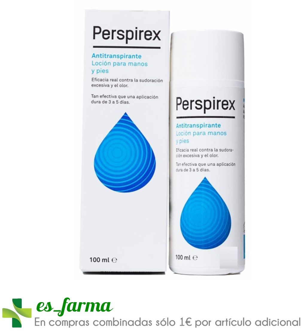 PERSPIREX Antiperspirant RollOn Underarm 25ML Lotion Hands Feet 100ML