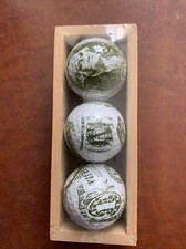 HTC Golf World Set of 3 Novelty George Washington Golf Balls Brand New Sealed