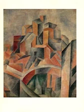 1964 Vintage PICASSO "THE RESERVOIR AT HORTA DE EBRO" COLOR offset Lithograph