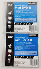 Lot of 2 Windata Mini DVD-R Recordable 4x 1.4GB 30 Min