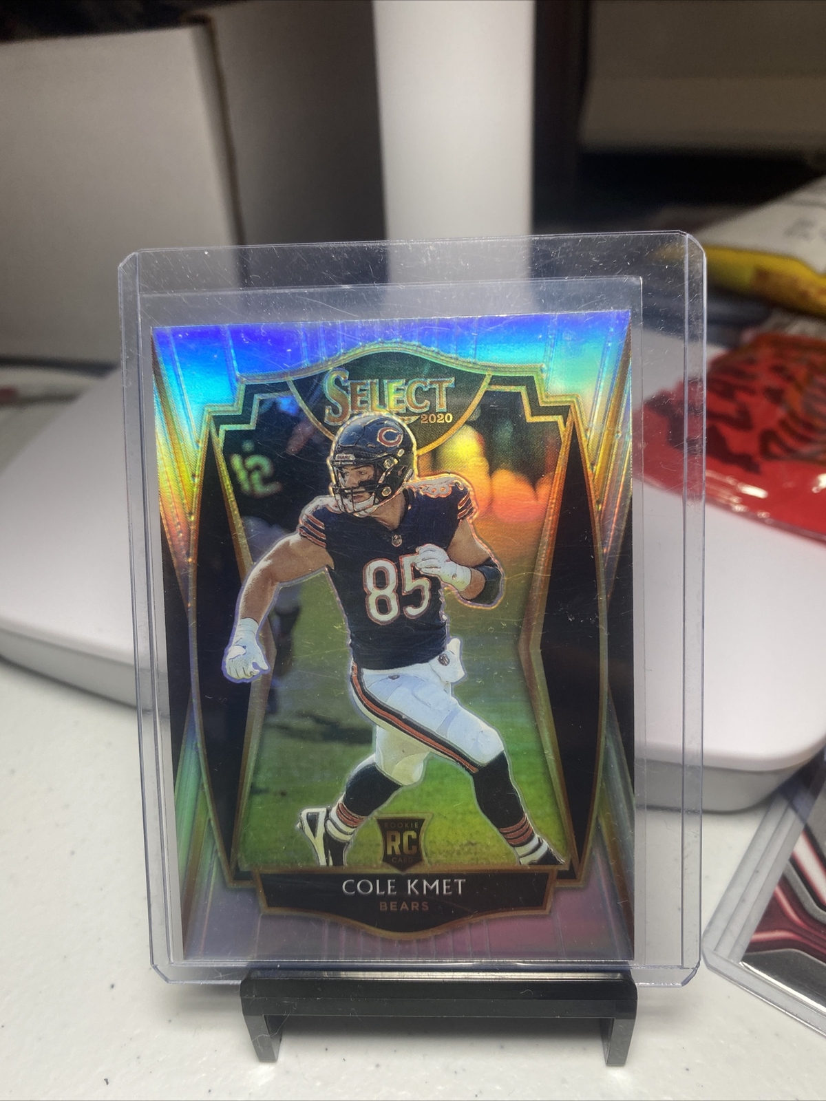 Cole Kmet Panini Select #174 Silver