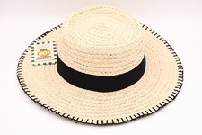 Sophisticated Banded Straw Hat