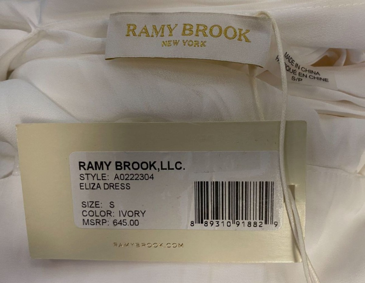 Ramy Brook Women's Eliza Dress - Ivory - Size Small Ramy Brook Women's Eliza Dress - Ivory - Size Small