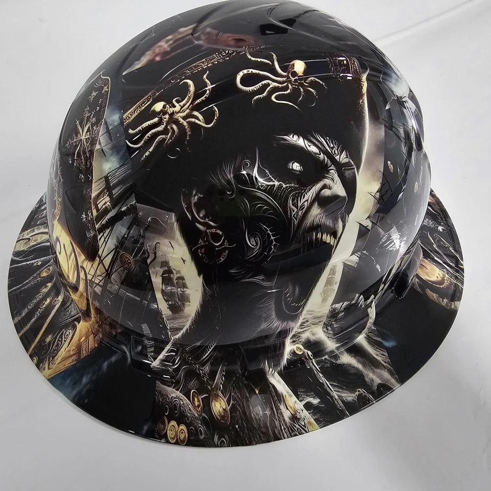 Sombrero duro ala completa personalizado hidro sumergido EN PIRATAS DEL MAR MUERTO, PIRATA ENOJADO - Imagen 3 de 4