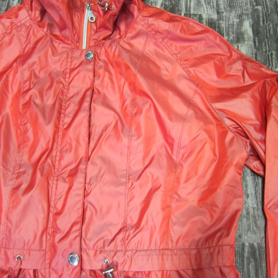 Women's Shell Jacket Irridescent Twill, Water/Wind Resistant, Drawcord waist, M. - Image 4 of 4
