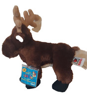 Ganz Webkinz Signature REINDEER Brown Stuffed Animal Plush HM 137, tag sealed