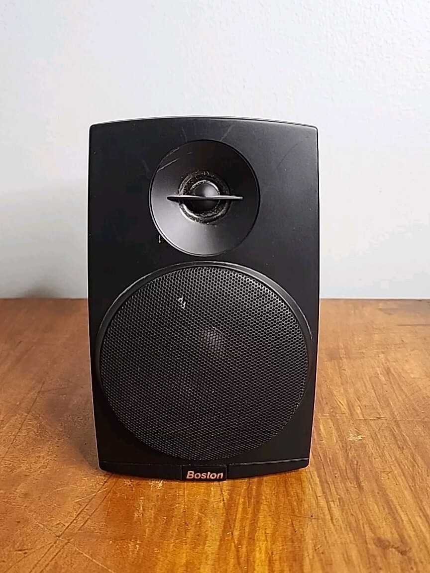Boston Acoustics Micro80X II Satellite Surround Speaker Black Ohms Tested